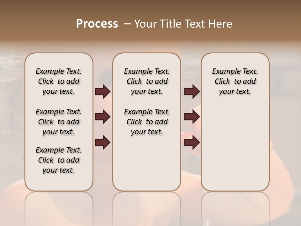 Little Baby Brushing Teeth PowerPoint Template