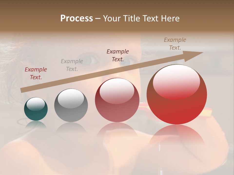 Little Baby Brushing Teeth PowerPoint Template