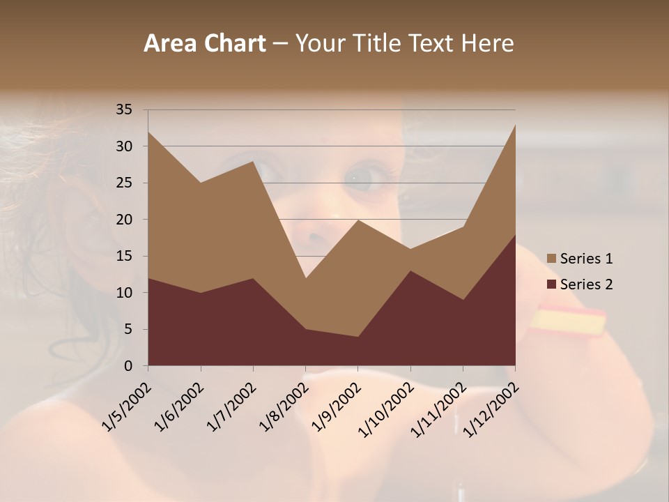 Little Baby Brushing Teeth PowerPoint Template