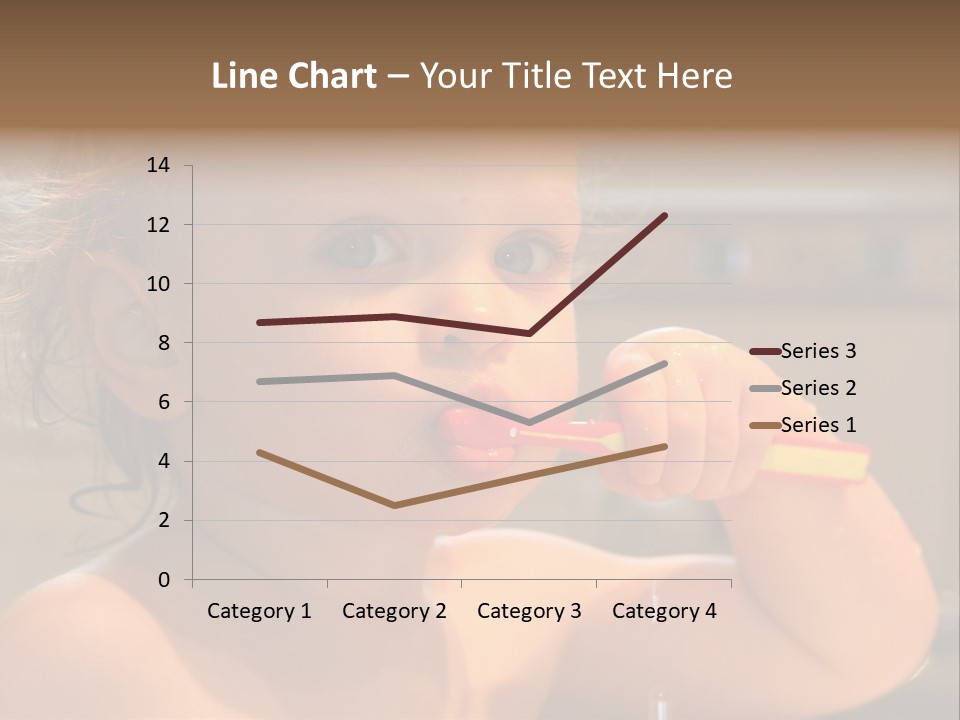 Little Baby Brushing Teeth PowerPoint Template