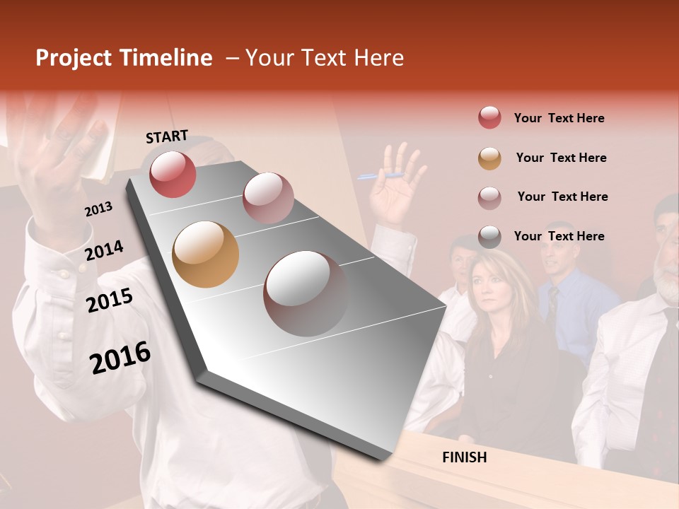 Eager And Passionate Attorney Trying To Convince The Jury Of His Point PowerPoint Template