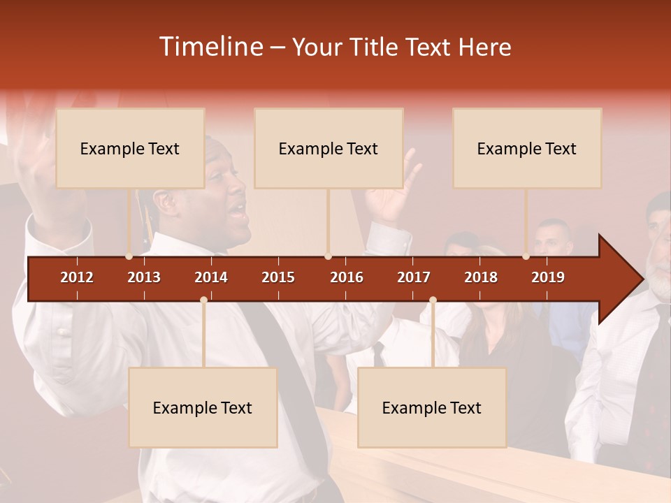 Eager And Passionate Attorney Trying To Convince The Jury Of His Point PowerPoint Template