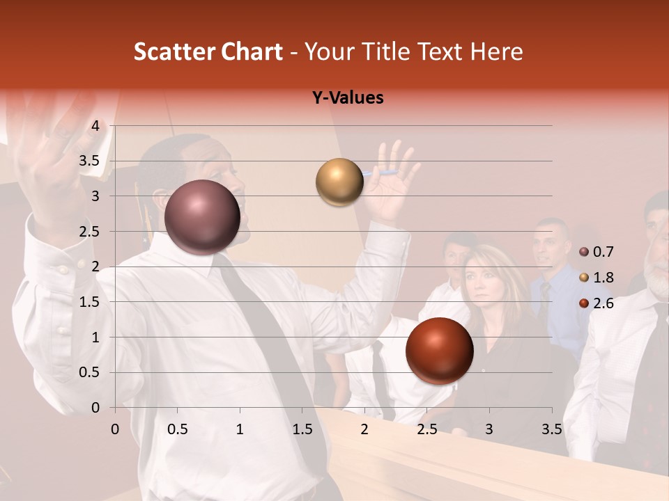 Eager And Passionate Attorney Trying To Convince The Jury Of His Point PowerPoint Template