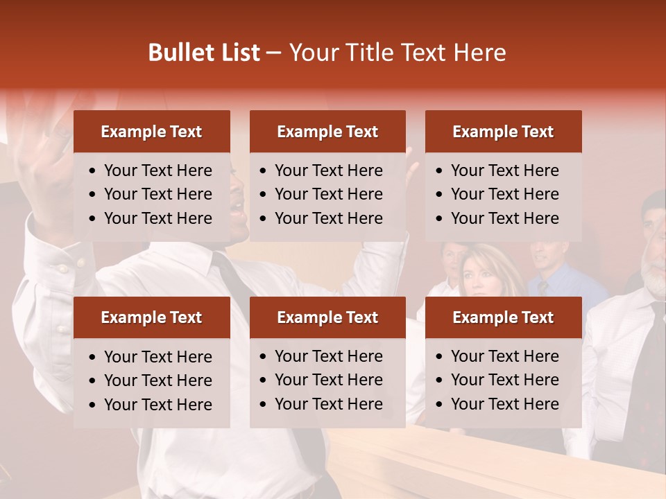 Eager And Passionate Attorney Trying To Convince The Jury Of His Point PowerPoint Template
