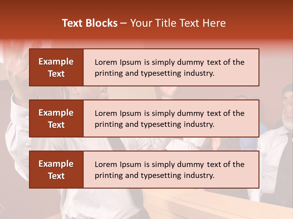 Eager And Passionate Attorney Trying To Convince The Jury Of His Point PowerPoint Template