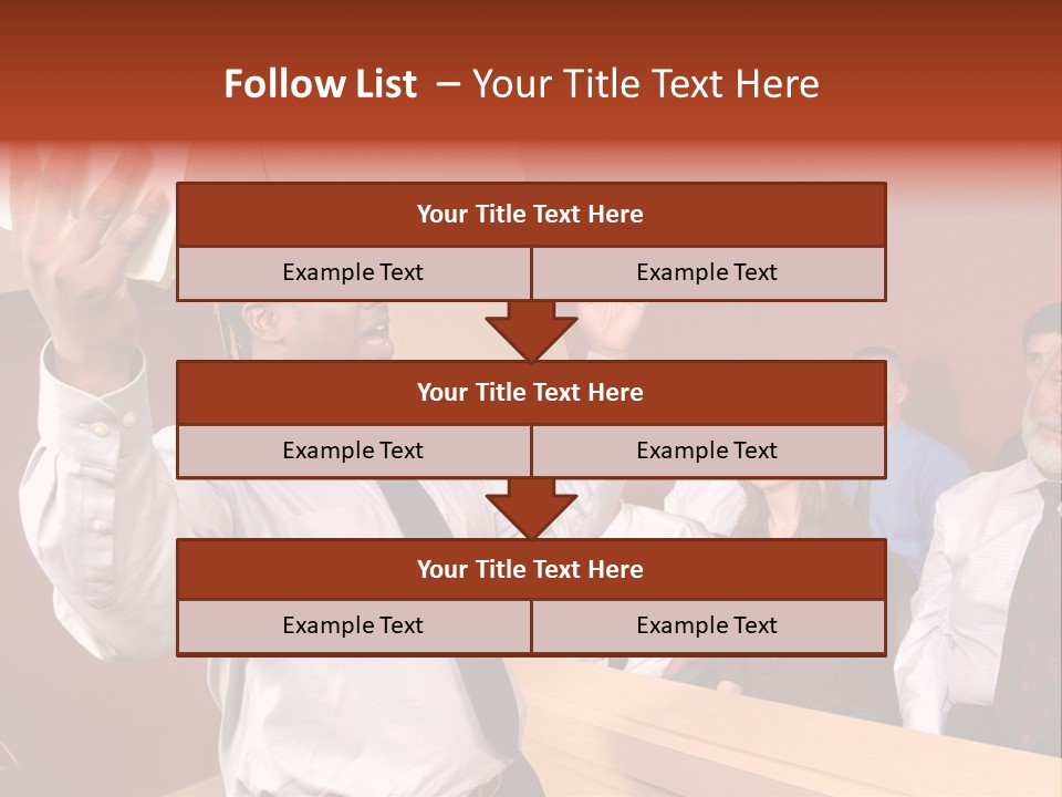 Eager And Passionate Attorney Trying To Convince The Jury Of His Point PowerPoint Template
