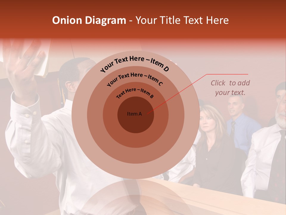 Eager And Passionate Attorney Trying To Convince The Jury Of His Point PowerPoint Template