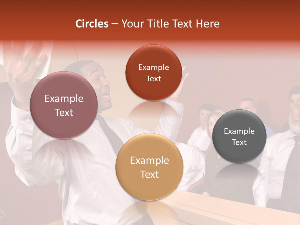 Eager And Passionate Attorney Trying To Convince The Jury Of His Point PowerPoint Template