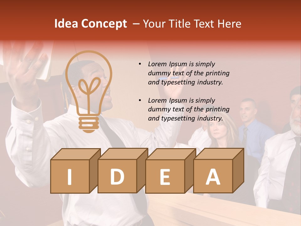 Eager And Passionate Attorney Trying To Convince The Jury Of His Point PowerPoint Template