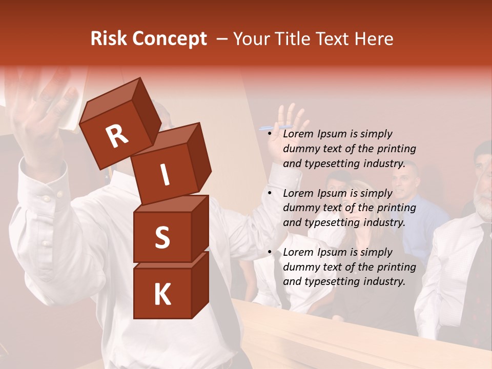 Eager And Passionate Attorney Trying To Convince The Jury Of His Point PowerPoint Template