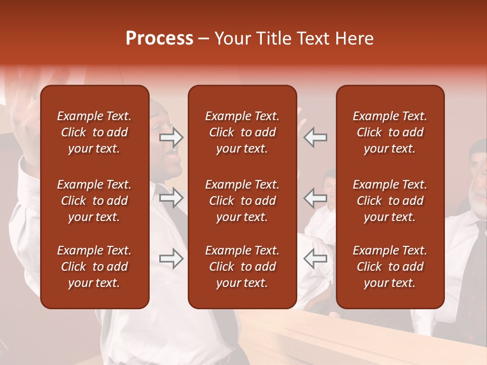 Eager And Passionate Attorney Trying To Convince The Jury Of His Point PowerPoint Template