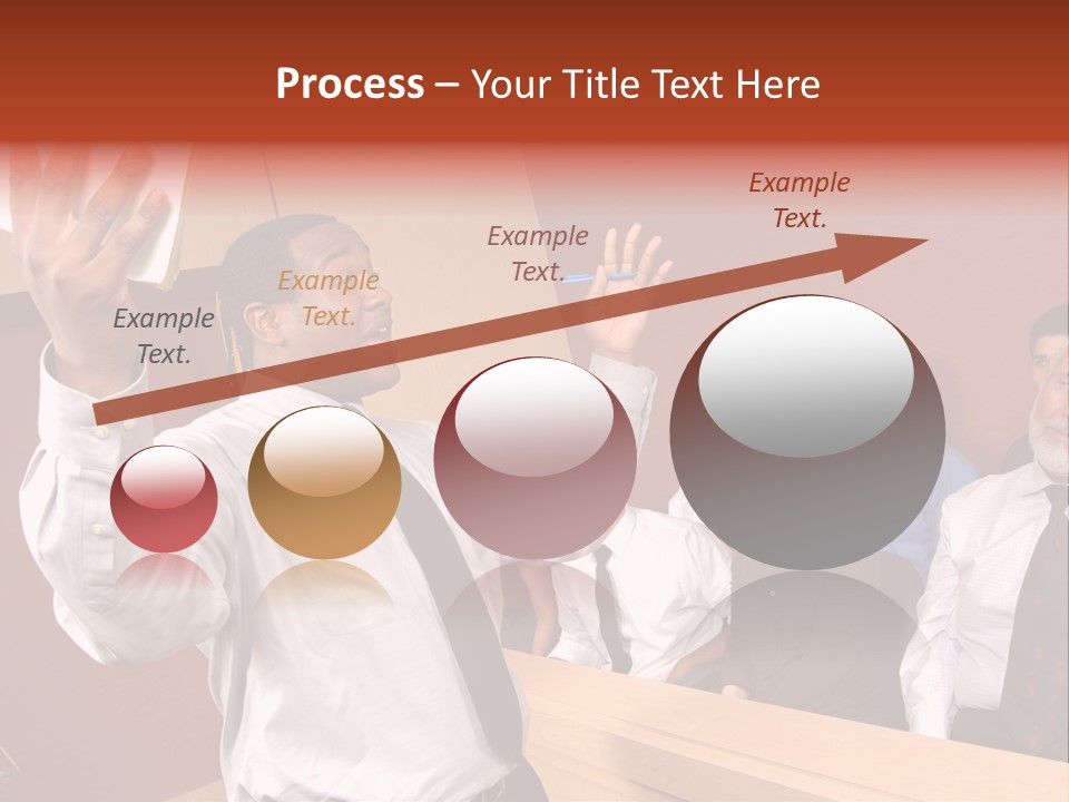 Eager And Passionate Attorney Trying To Convince The Jury Of His Point PowerPoint Template