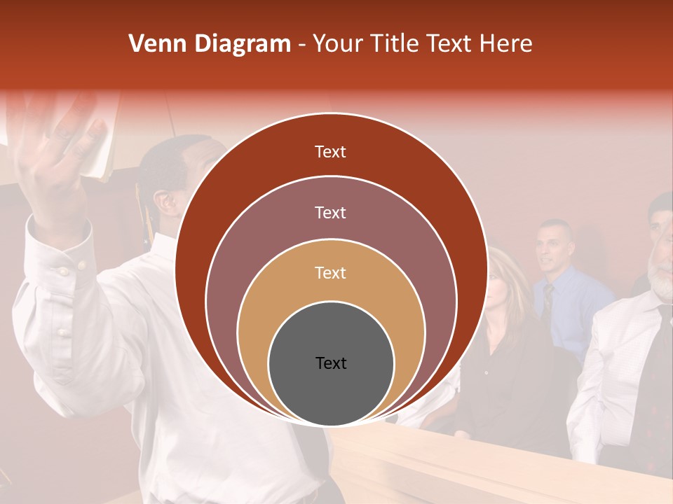 Eager And Passionate Attorney Trying To Convince The Jury Of His Point PowerPoint Template
