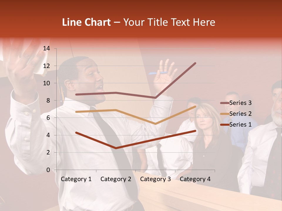 Eager And Passionate Attorney Trying To Convince The Jury Of His Point PowerPoint Template