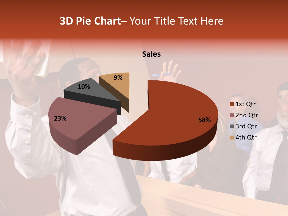 Eager And Passionate Attorney Trying To Convince The Jury Of His Point PowerPoint Template