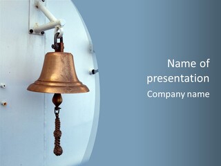 Sea Bell Onboard The Ferry PowerPoint Template