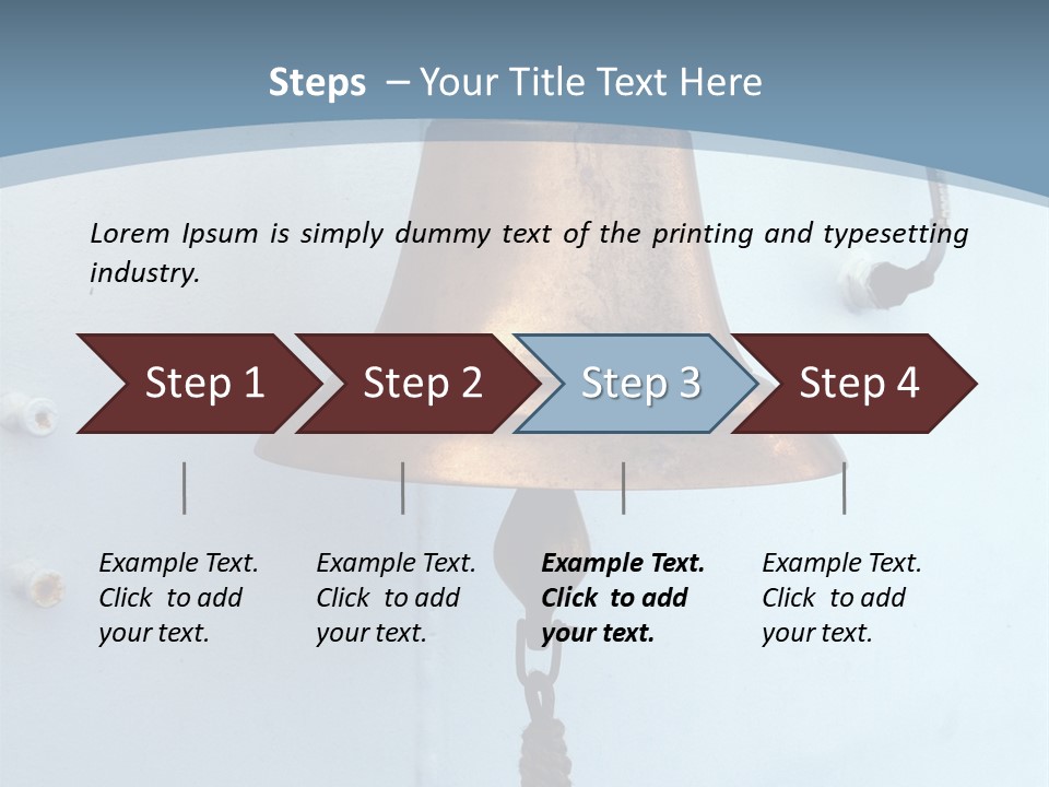 Sea Bell Onboard The Ferry PowerPoint Template
