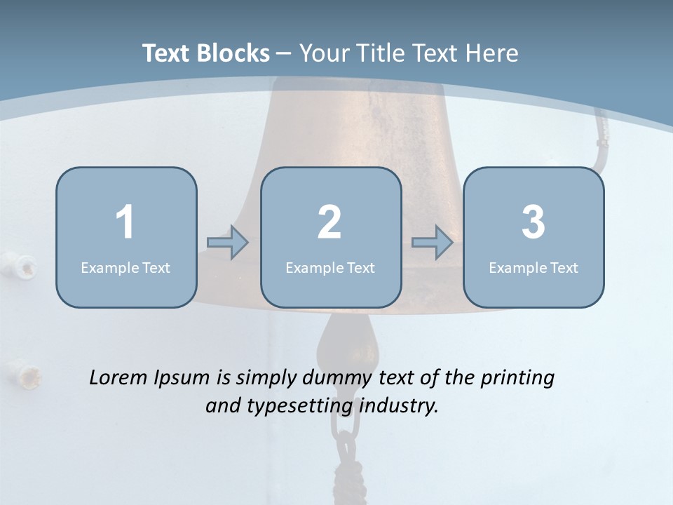 Sea Bell Onboard The Ferry PowerPoint Template