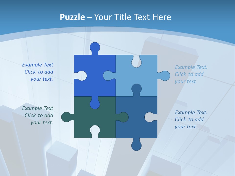 Colorful Condominiums PowerPoint Template