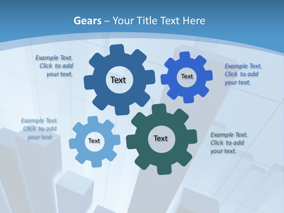 Colorful Condominiums PowerPoint Template