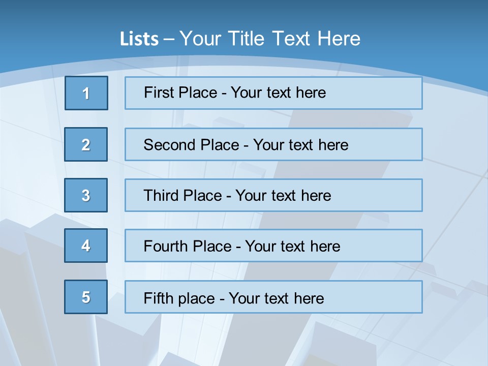 Colorful Condominiums PowerPoint Template