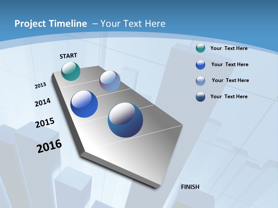 Colorful Condominiums PowerPoint Template
