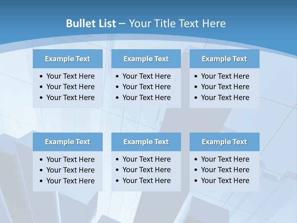 Colorful Condominiums PowerPoint Template