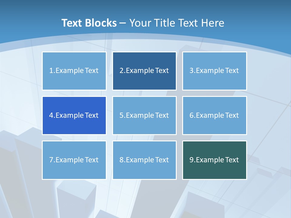 Colorful Condominiums PowerPoint Template