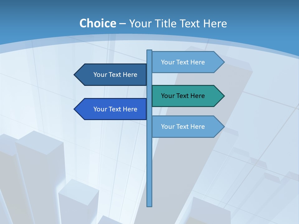 Colorful Condominiums PowerPoint Template
