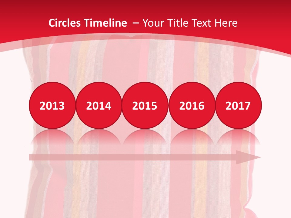 Modern Style Pillow With Straps Isolated On White PowerPoint Template