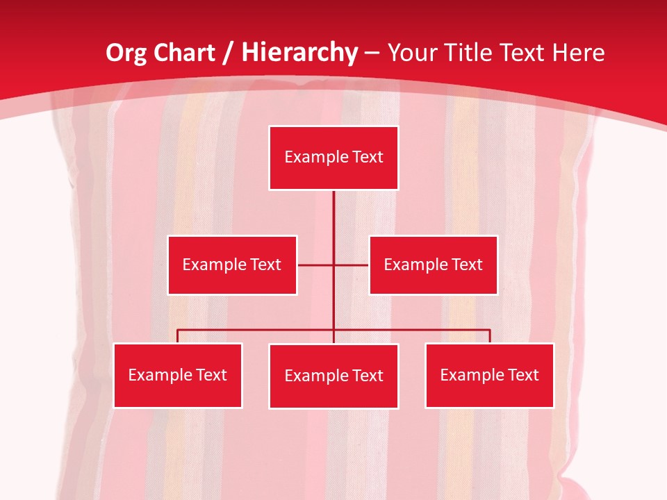 Modern Style Pillow With Straps Isolated On White PowerPoint Template