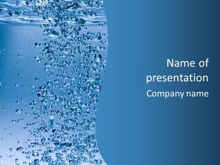 Rising In Water PowerPoint Template