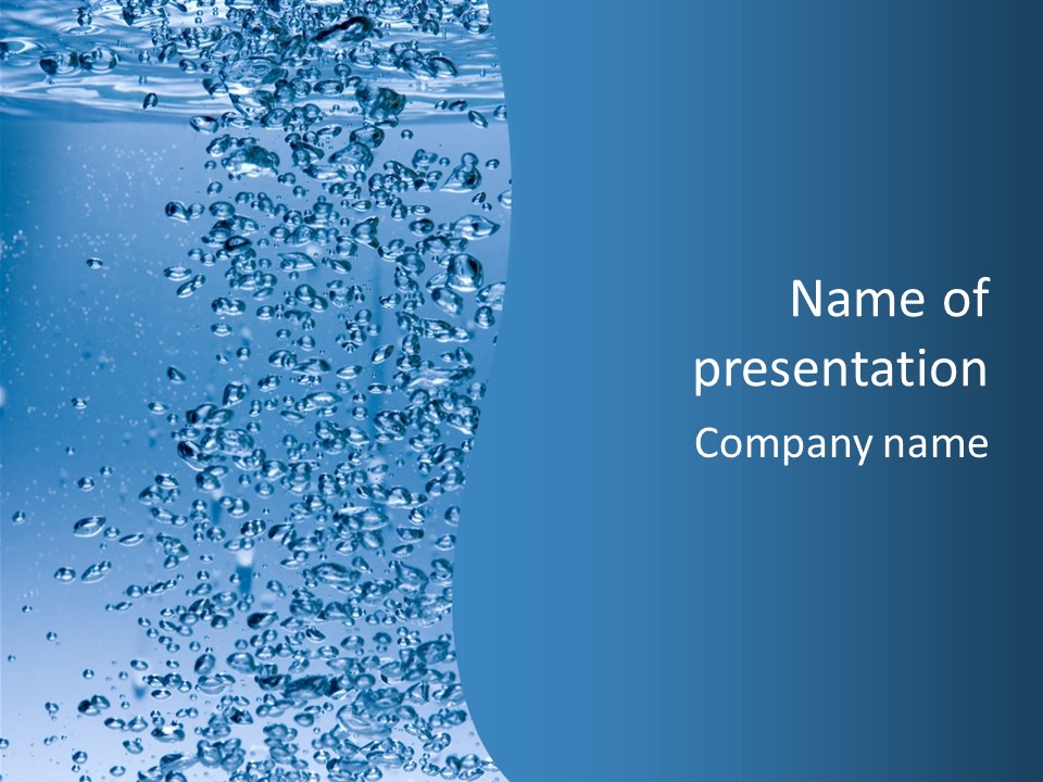 Rising In Water PowerPoint Template