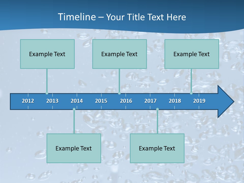 Rising In Water PowerPoint Template