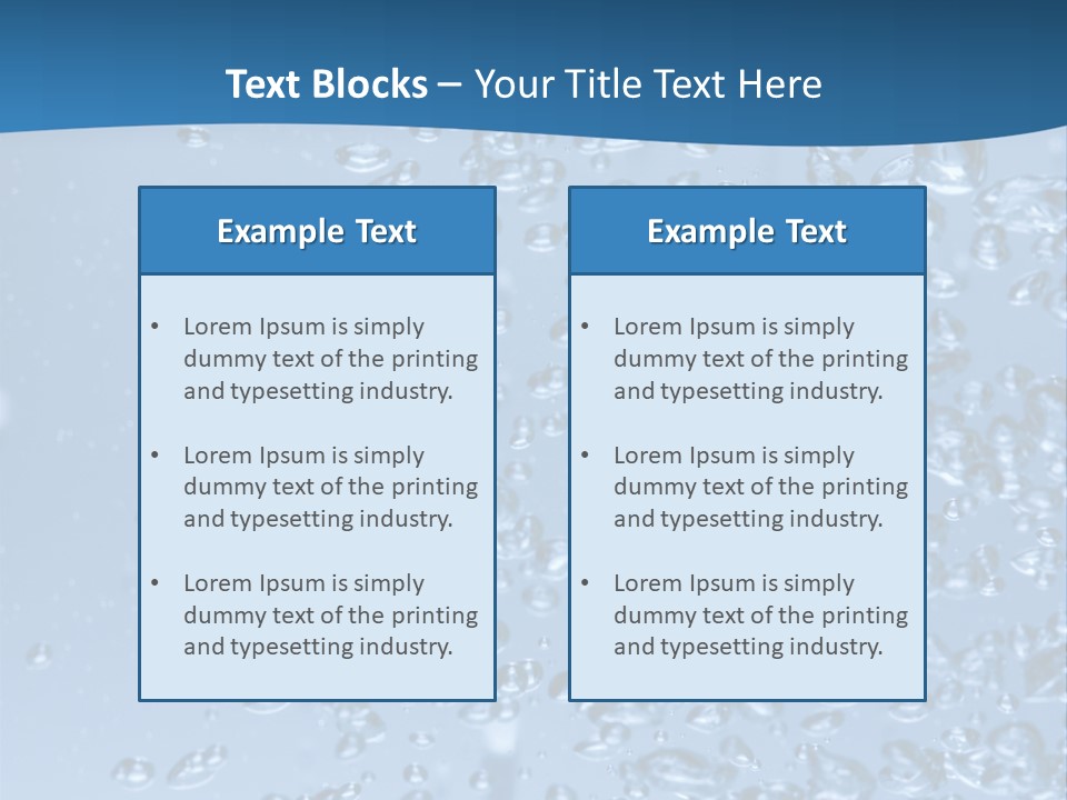 Rising In Water PowerPoint Template