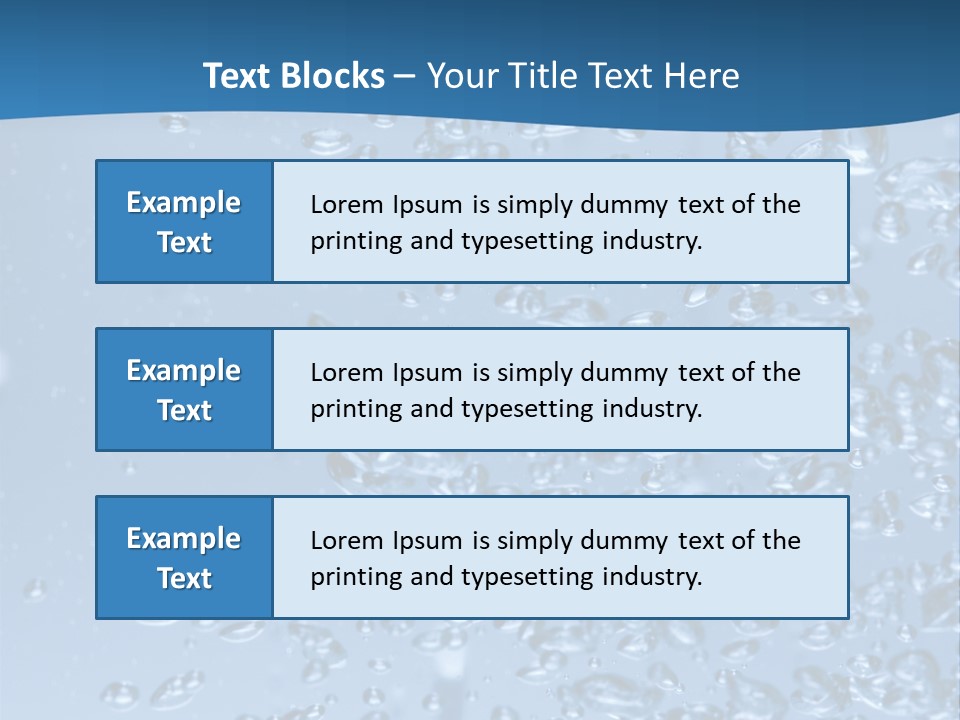 Rising In Water PowerPoint Template