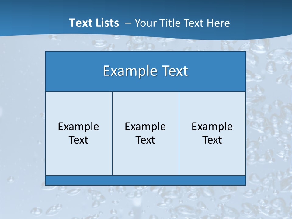 Rising In Water PowerPoint Template