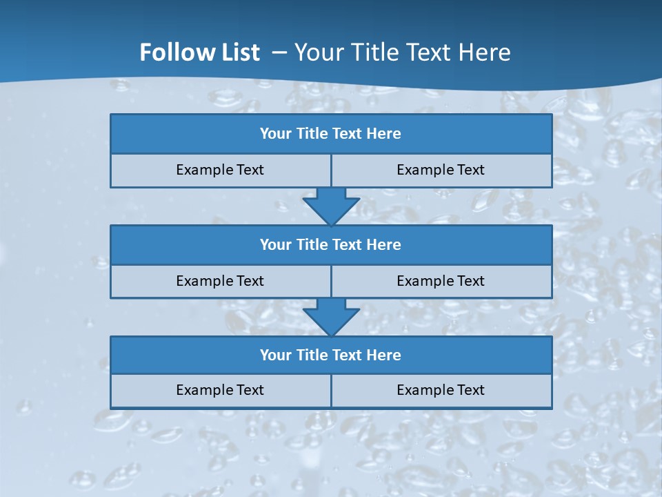 Rising In Water PowerPoint Template