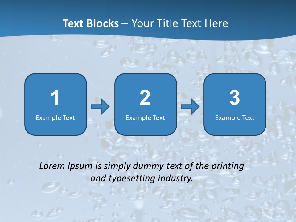 Rising In Water PowerPoint Template