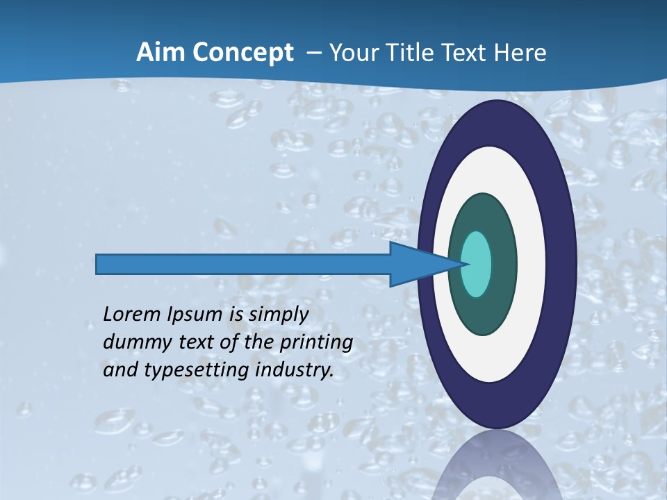 Rising In Water PowerPoint Template