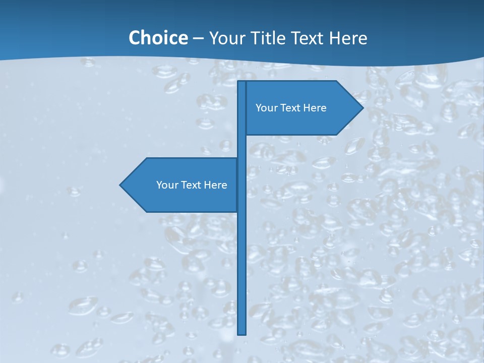 Rising In Water PowerPoint Template