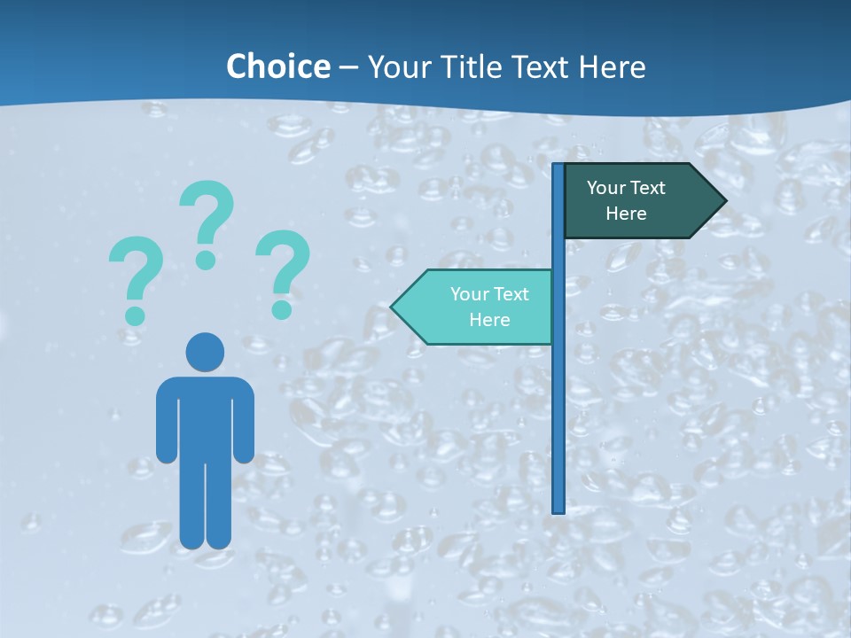 Rising In Water PowerPoint Template