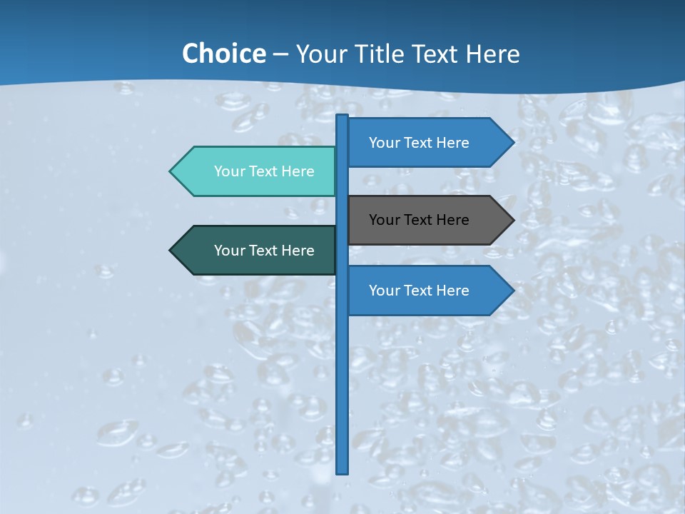 Rising In Water PowerPoint Template