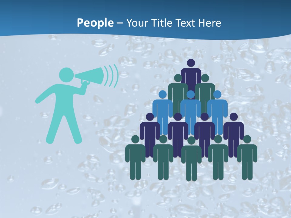 Rising In Water PowerPoint Template