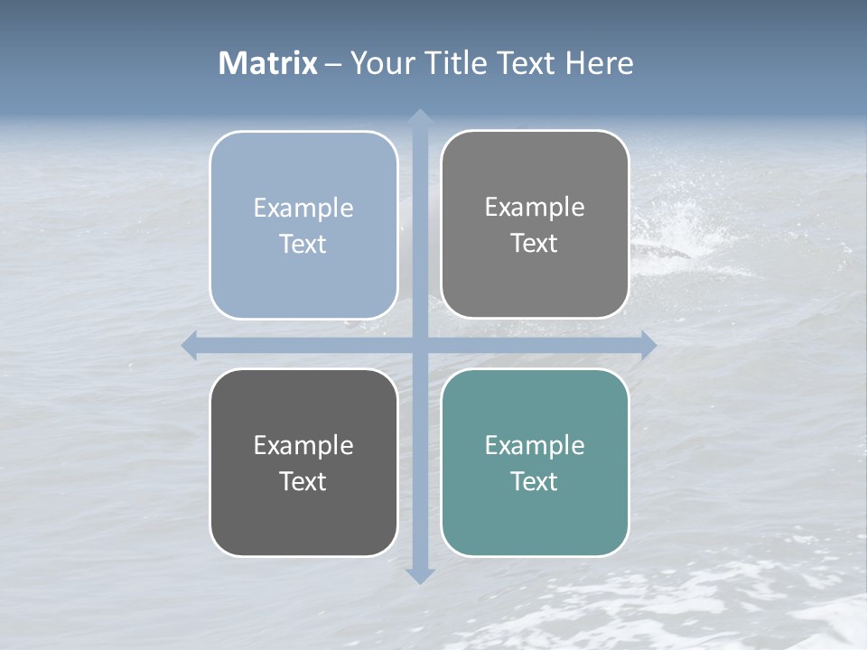 A Dolphin Jumping Out Of The Water On The Alabama Gulf Coast. PowerPoint Template