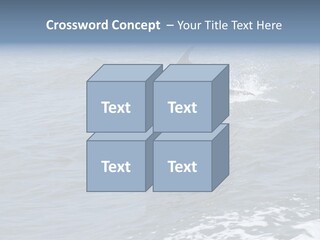A Dolphin Jumping Out Of The Water On The Alabama Gulf Coast. PowerPoint Template
