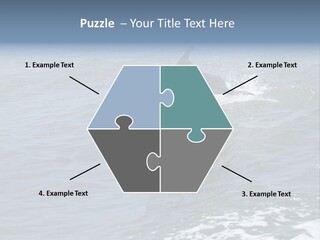 A Dolphin Jumping Out Of The Water On The Alabama Gulf Coast. PowerPoint Template