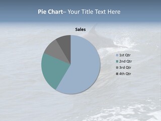 A Dolphin Jumping Out Of The Water On The Alabama Gulf Coast. PowerPoint Template