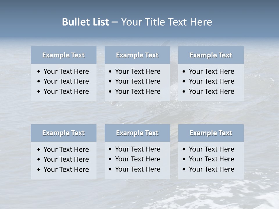 A Dolphin Jumping Out Of The Water On The Alabama Gulf Coast. PowerPoint Template