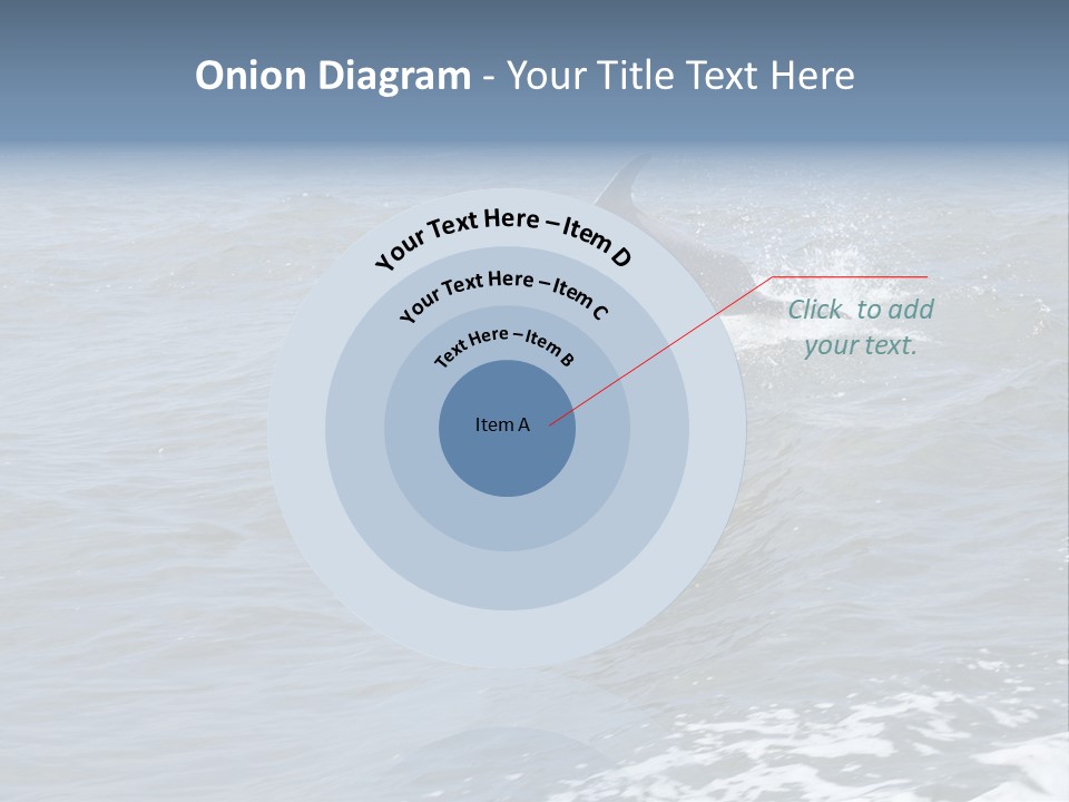A Dolphin Jumping Out Of The Water On The Alabama Gulf Coast. PowerPoint Template